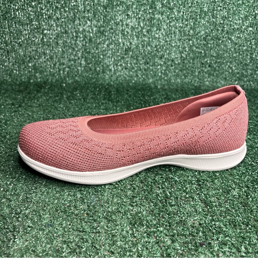 NEW Skechers Gogo Mat Step Lite Womens Size 9.5 WIDE Pink Glitter 136317W - Picture 7 of 10